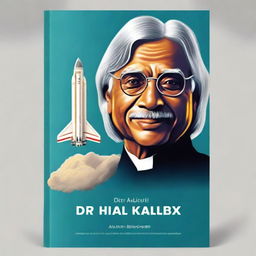 Create an aesthetic and realistic book cover featuring a portrait of Dr