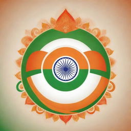 A poster for Republic Day of India. The design should be patriotic, showcasing elements like the Indian flag, Ashoka Chakra, and diverse culture of India. There should also be a phrase saying 'Happy Republic Day'.