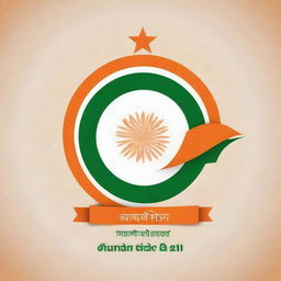 A poster for Republic Day of India. The design should be patriotic, showcasing elements like the Indian flag, Ashoka Chakra, and diverse culture of India. There should also be a phrase saying 'Happy Republic Day'.