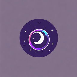 Un emblema de un equipo llamado 'Crepúsculo', con colores oscuros y misteriosos, incluyendo elementos como una luna creciente y estrellas