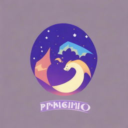 Diseña un emblema para un equipo llamado 'Crepúsculo' en el estilo de Pokémon