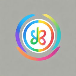 Un emblema de equipo con colores brillantes y un diseño moderno