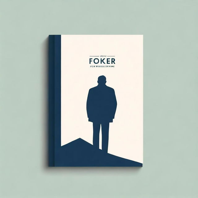 Create a minimalistic book cover design for the jacket of books in publication