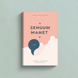 Create a minimalistic book jacket design