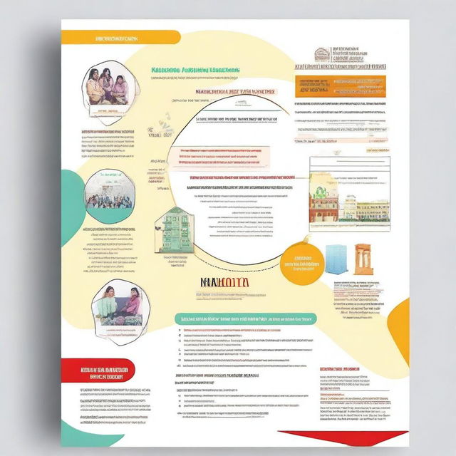Create an A4 size cover page for an English project