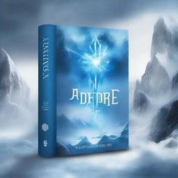 Design a book cover titled 'Ice of Sorrow