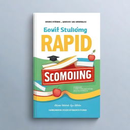 Create a book cover for an e-book titled 'Rapid Schooling' by Eric Okyne