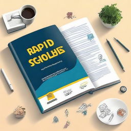 Create a book cover for an e-book titled 'Rapid Schooling' by Eric Okyne