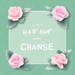 A beautiful and serene pastel background with the words 'Let's Cut The Chase' prominently displayed in an elegant font