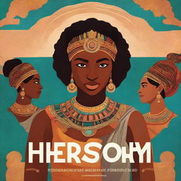 Design a book cover for a book titled 'Herstory Resurrected: Forgotten Stories of Ancient Women'