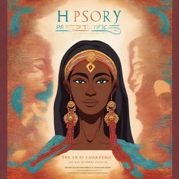 Design a book cover for a book titled 'Herstory Resurrected: Forgotten Stories of Ancient Women'