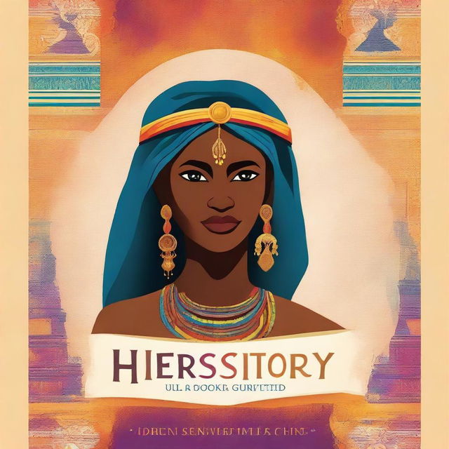 Design a book cover for a book titled 'Herstory Resurrected: Forgotten Stories of Ancient Women'