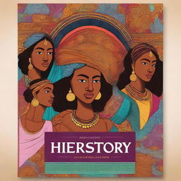 Design a book cover for a book titled 'Herstory Resurrected: Forgotten Stories of Ancient Women'