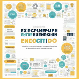 Create a 16:9 ratio cover image for a thesis titled 'Exploring the Opportunities and Challenges of Entrepreneurship and Innovation for University Students in the Field of Science and Technology Services