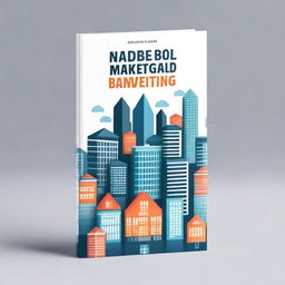 A professional and eye-catching book cover for a real estate marketing guide