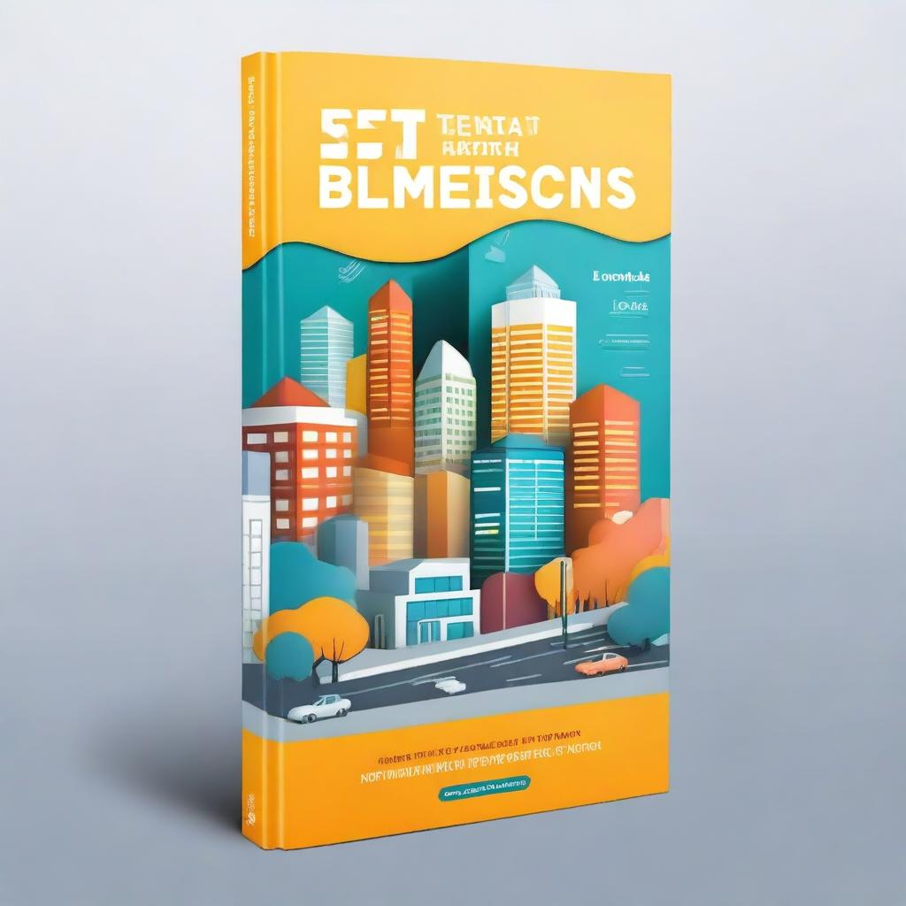 A professional and eye-catching book cover for a real estate marketing guide