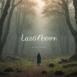 A captivating background showcasing a tranquil, visually striking scene with the word 'Lastborn' creatively written on it.