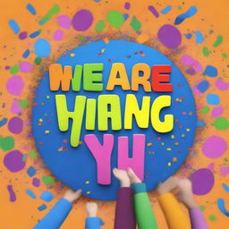 A colorful and engaging image with the text 'We are hiring, but not you' in bold letters