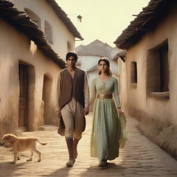 A young noblewoman named Katrina is fleeing with a poor stable boy to avoid being forced into marriage with a wealthy man