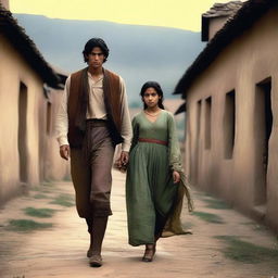 A young noblewoman named Katrina is fleeing with a poor stable boy to avoid being forced into marriage with a wealthy man