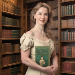 A successful female writer shares the story of how her period romance novel became a worldwide sensation, making her the first woman to publish her work and paving the way for more female authors