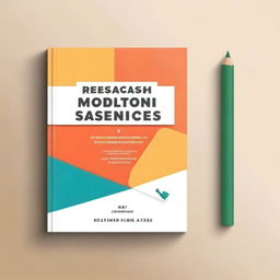 A professional book cover design for a book titled 'Research Methods in Social Sciences'