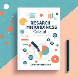 A professional book cover design for a book titled 'Research Methods in Social Sciences'