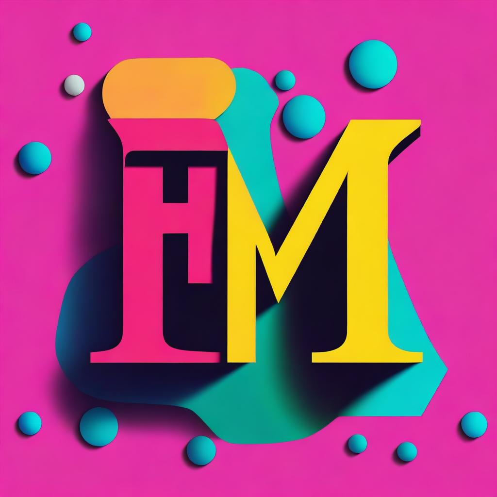 A vibrant and dynamic image featuring the letters 'DMM' in a creative and eye-catching design