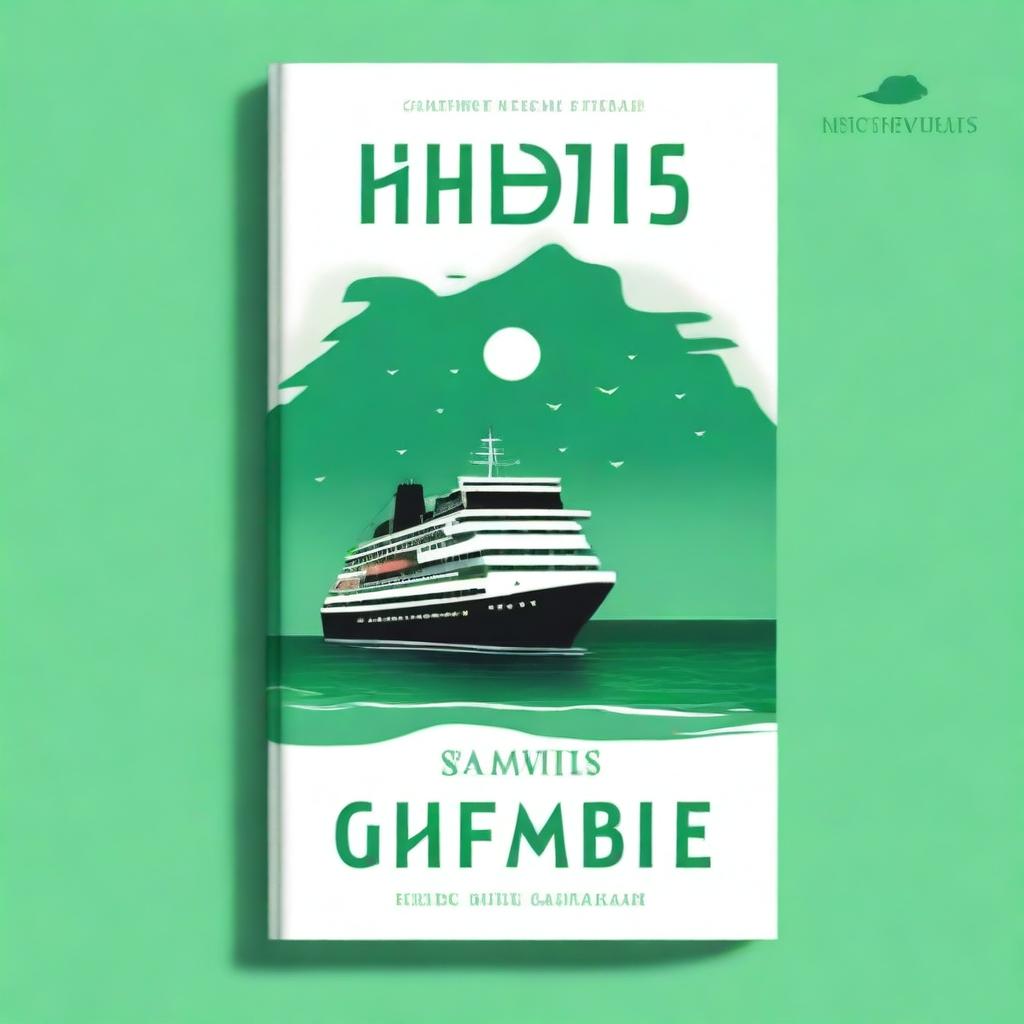 Design a book cover for 'Thieves' Gambit' by Kayvion Lewis using mainly the color green with a modern style font