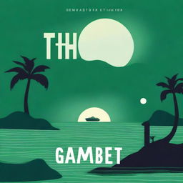 Design a book cover for 'Thieves' Gambit' by Kayvion Lewis using mainly the color green with a modern style font