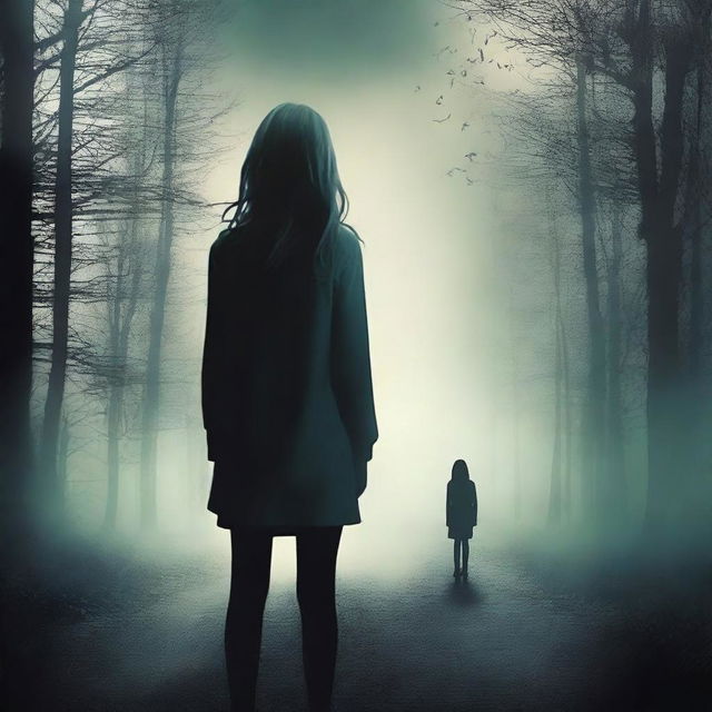 Create a book cover for a story about a girl who escapes an asylum with amnesia