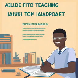 A book cover for 'A Guide to Teaching and Writing with an Educational Approach'