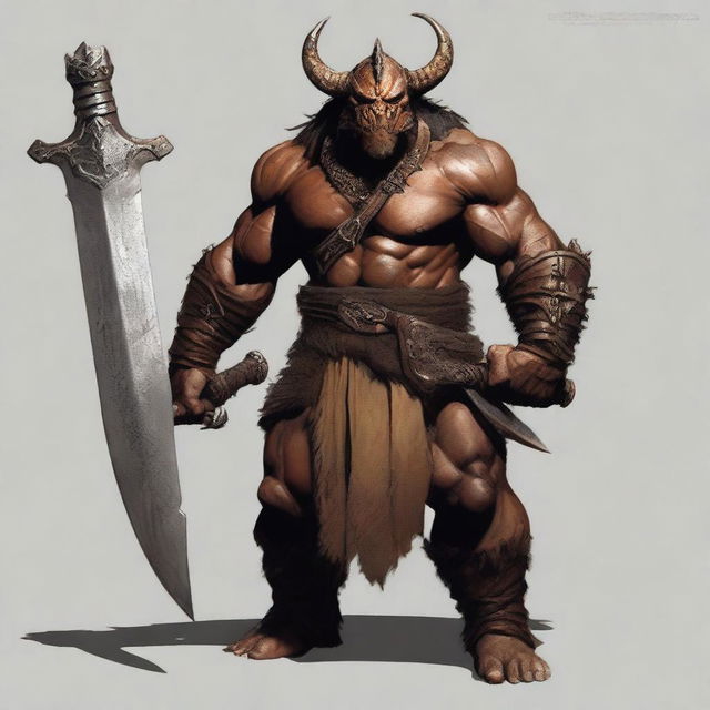 Create an image of a 6 ft 11 in tall, 186 lbs male dragonborn barbarian