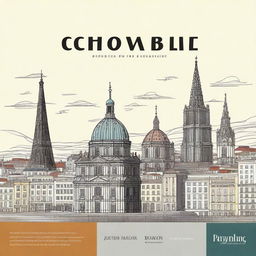 An engaging book cover featuring Trondheim Cathedral, Mole Antonelliana, Sagrada Familia, and the Eiffel Tower