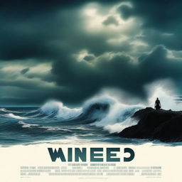 A captivating movie poster featuring a dramatic scene centered around water