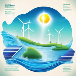 A captivating movie poster depicting the themes of water and energy