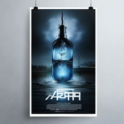 Create a movie poster for a film titled 'Water and Power'