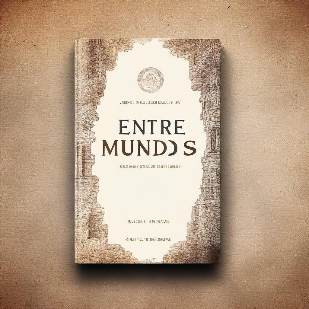 Create a beautiful and realistic book cover for a book titled 'Entre Mundos' using the provided photo