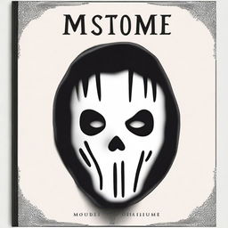 A black fantasy book cover with the title 'Missed Me?' The cover is predominantly white and black, featuring a ghostface mask of a man