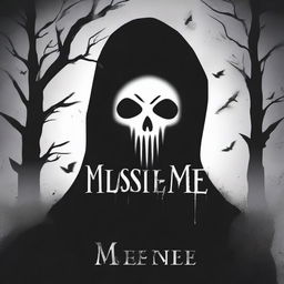 Create a dark fantasy book cover with the title 'Missed Me?'