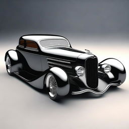 Create a custom hypercar that is a fusion of a 1932 Buick Victoria sedan and a McLaren