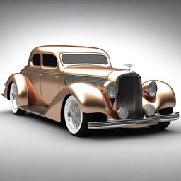 Create a custom hypercar that is a fusion of a 4-door 1932 Buick Victoria sedan and a McLaren