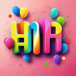 A friendly and welcoming image with the word 'Hi' in a playful and colorful font