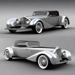 Create a custom hypercar inspired by a 4-door 1932 Buick Victoria sedan