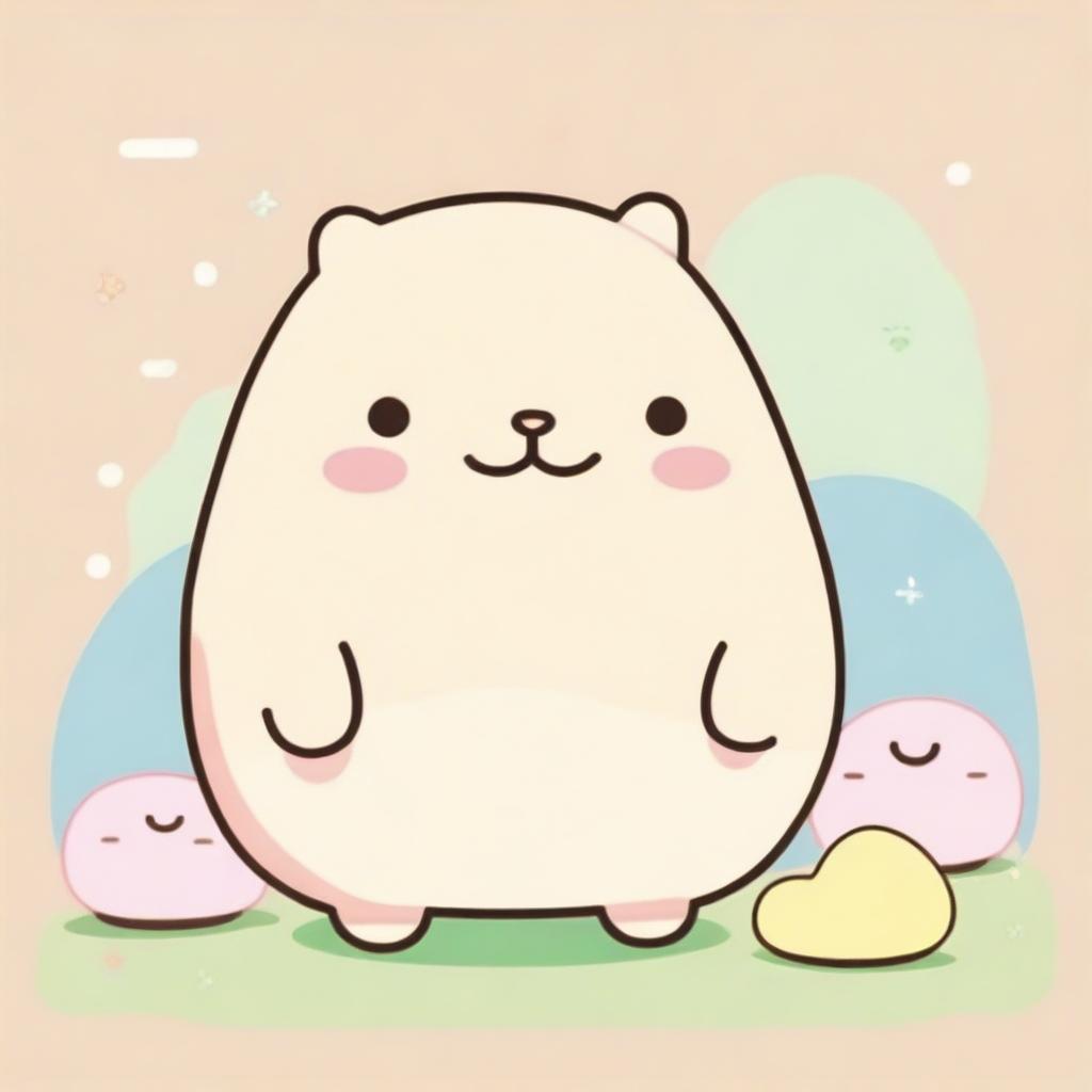 Create an image of a Sumikko Gurashi creature