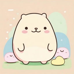 Create an image of a Sumikko Gurashi creature