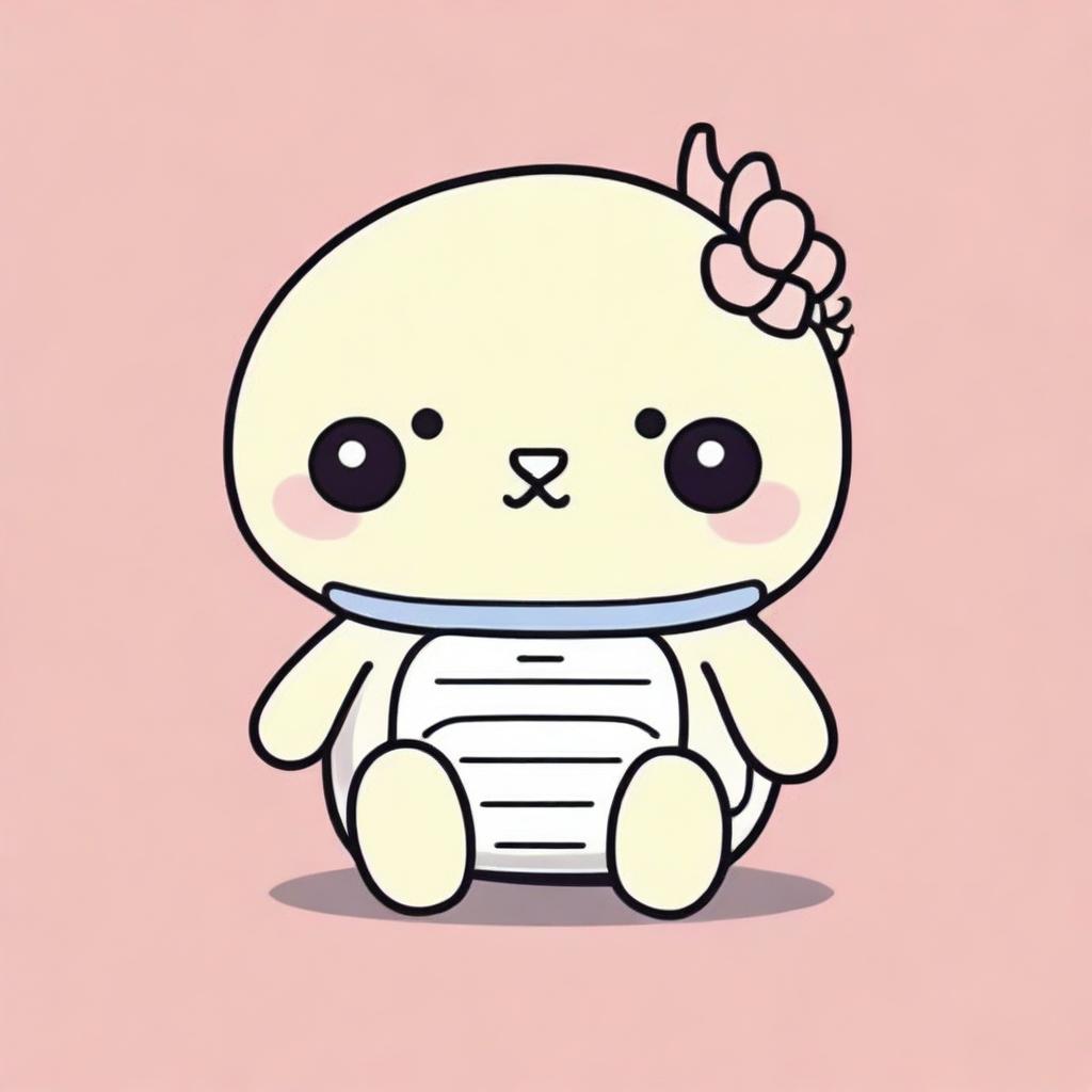 Create an image of a Sumikko Gurashi skeleton creature