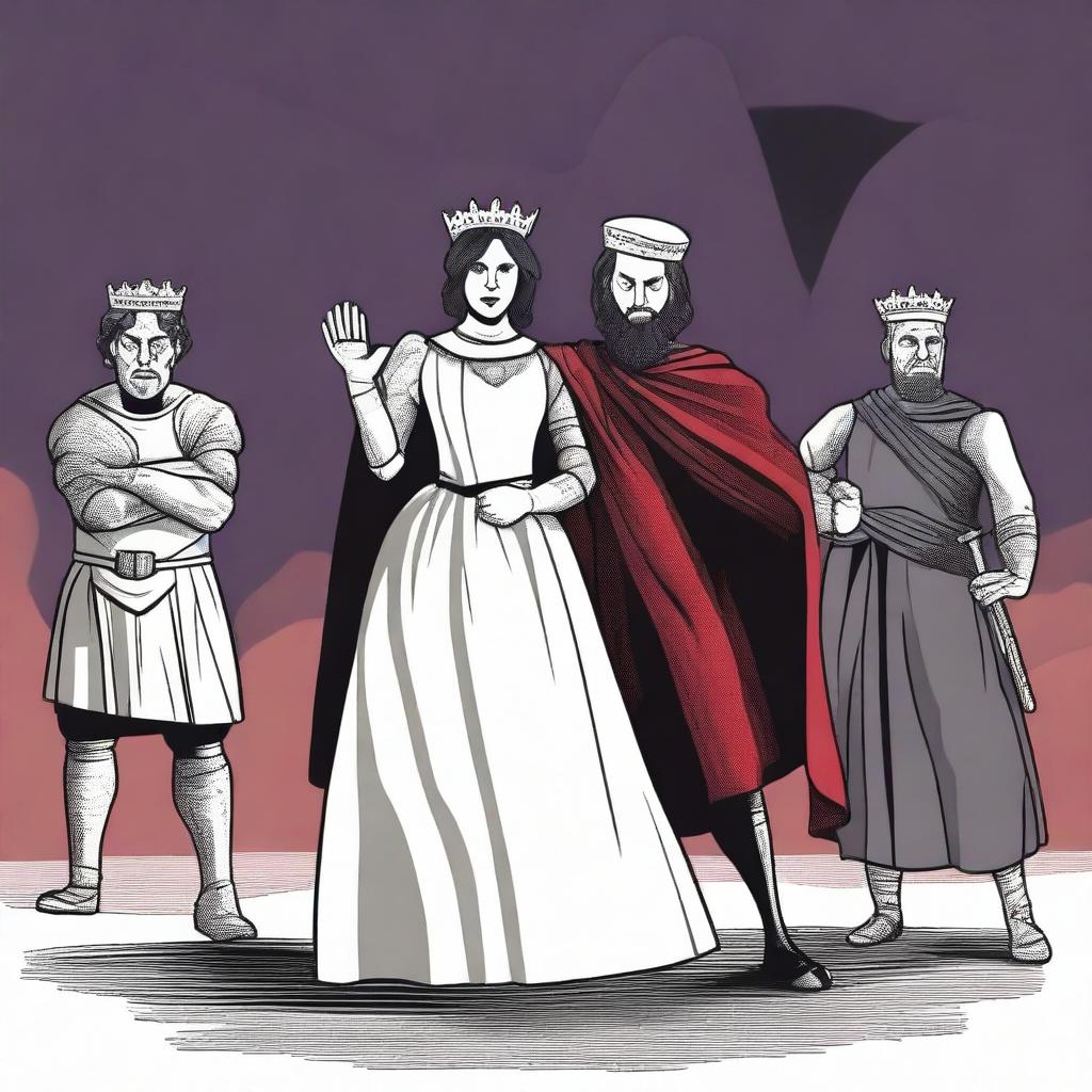 A humorous interpretation of Macbeth, featuring characters in a lighthearted and comedic manner