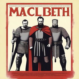 A humorous interpretation of Macbeth as a movie poster