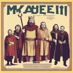 A humorous interpretation of Macbeth as a movie poster